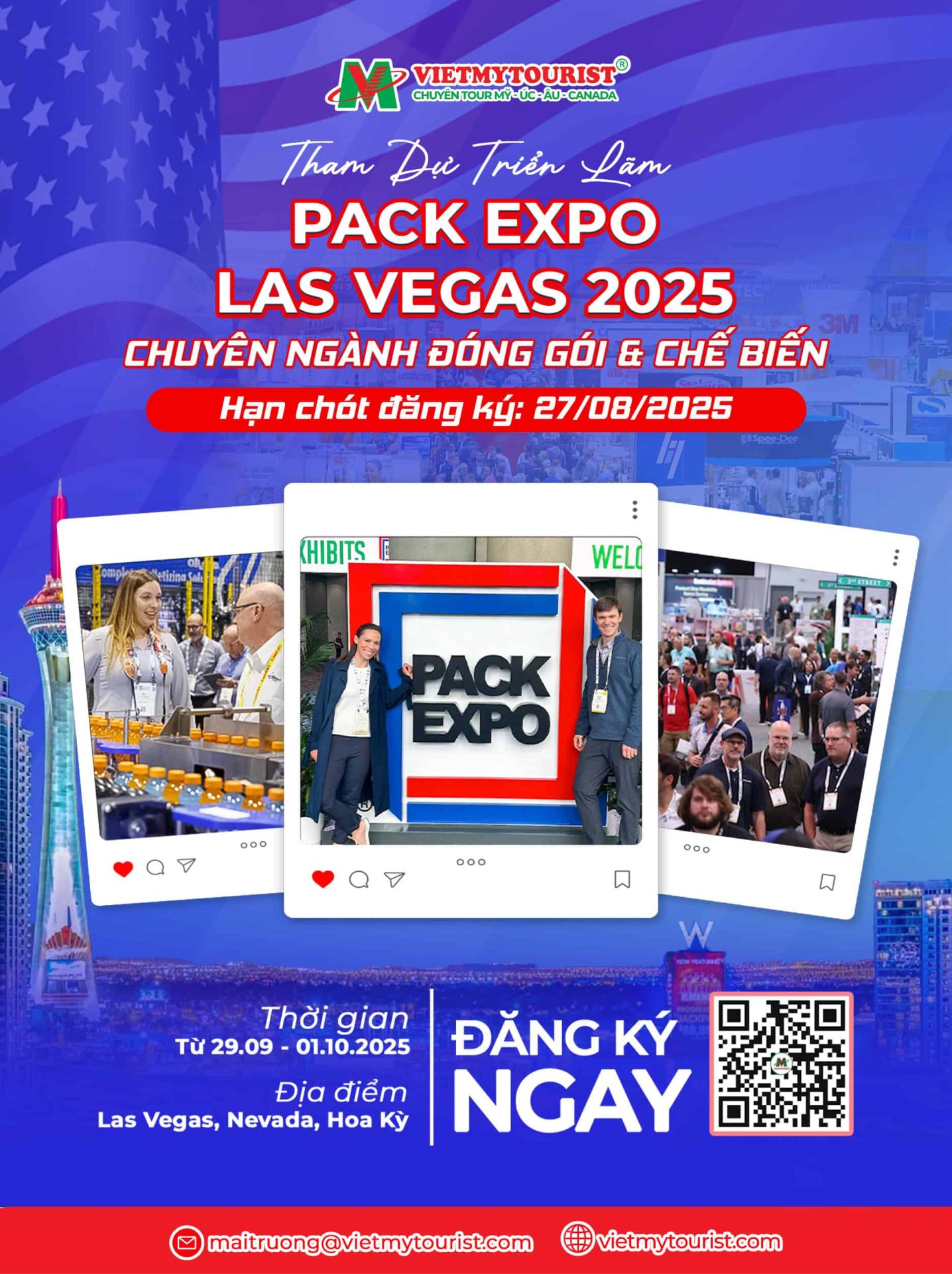 Triển Lãm Pack Expo Las Vegas 2025 – VietMyTourist