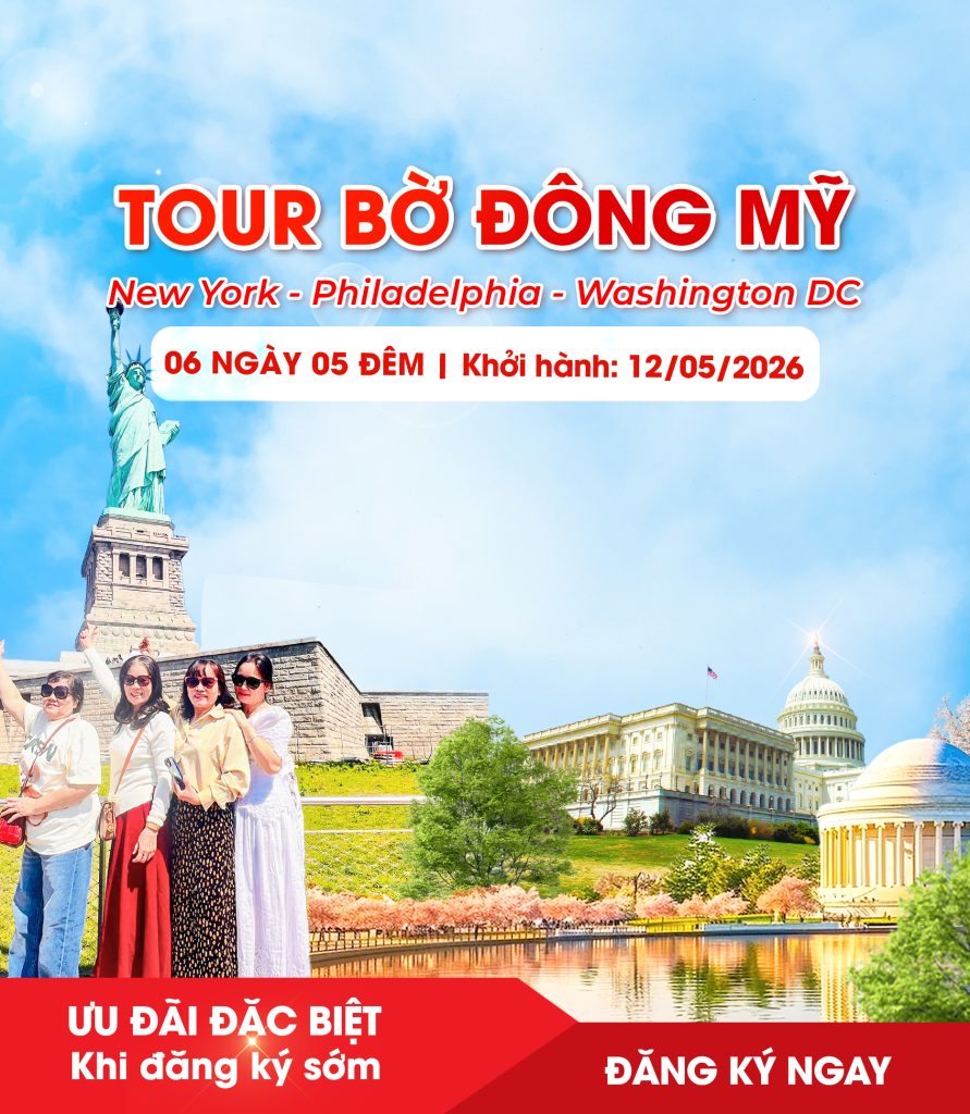 Tour Mỹ Bờ Đông Mùa Hè