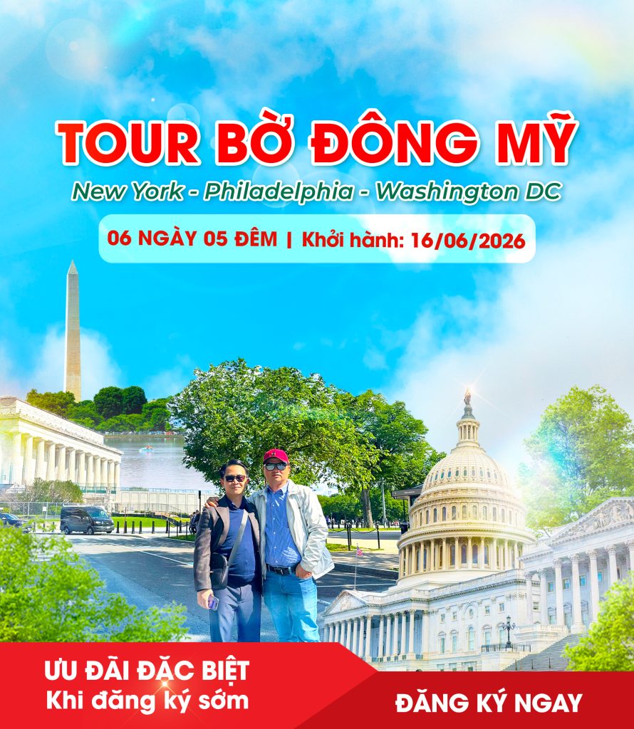 Tour Mỹ Bờ Đông Mùa Hè