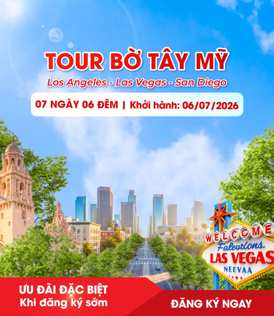 Tour Mỹ Bờ Tây Mùa Hè