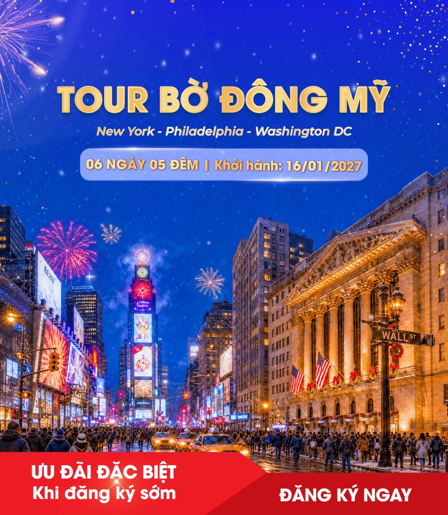 Tour Mỹ Bờ Đông Tết Dương Lịch