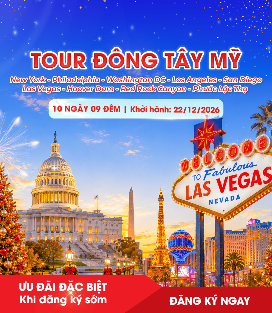 Tour Mỹ Đông Tây Mùa Lễ Hội
